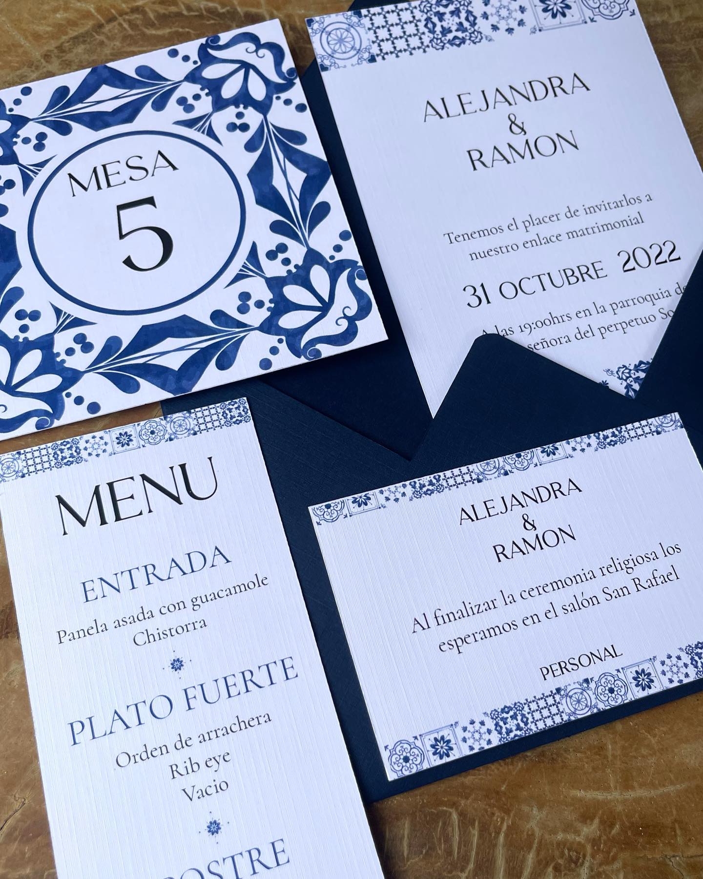 Branding para papelería de boda