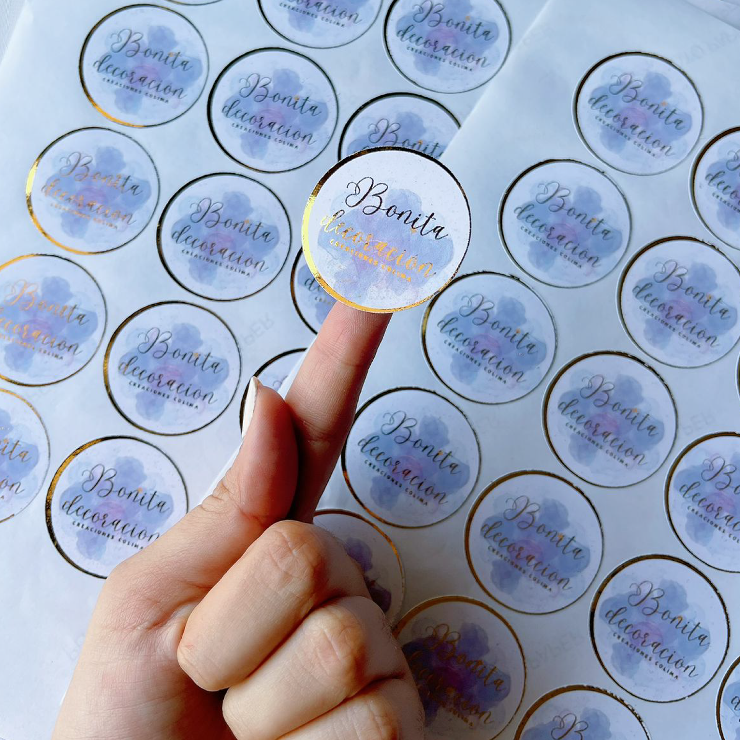 Foil stickers